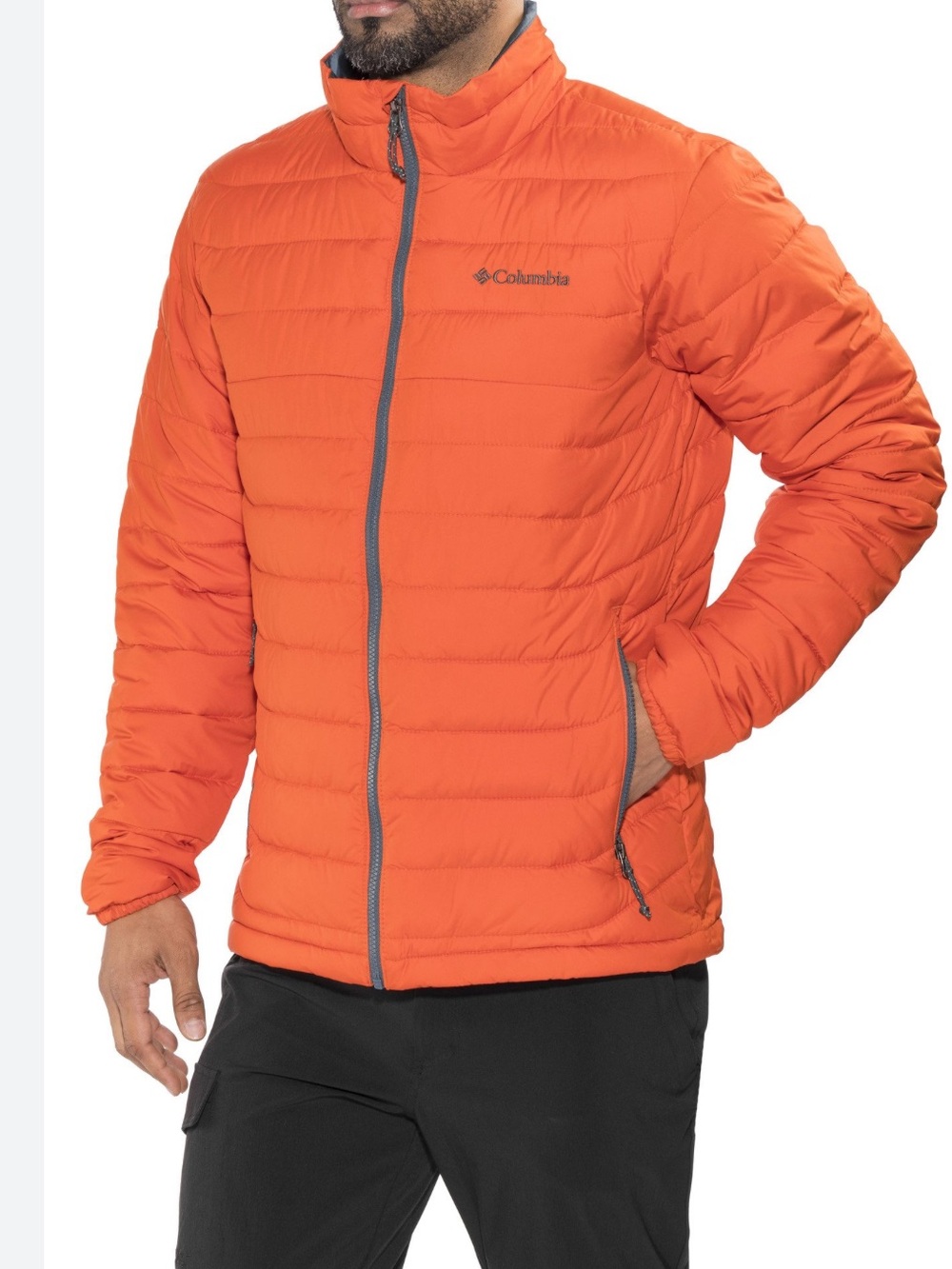 Columbia Voodoo Falls 590 TD TurboDown Jacket Orange Duck Feather Omni-Heat Sz S